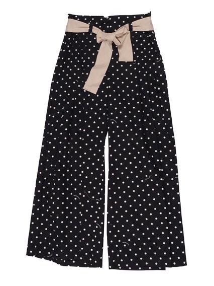 Monnalisa Polka-dot poplin pants