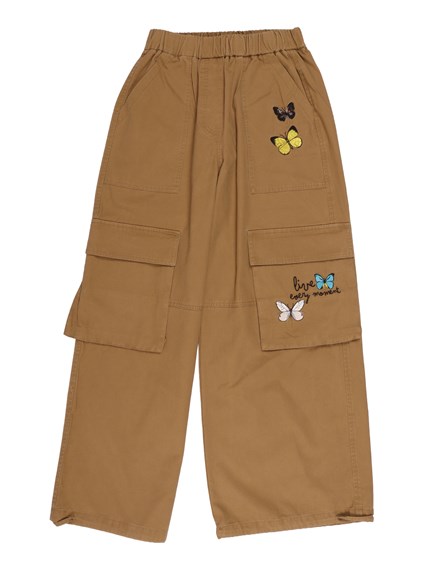 Monnalisa Parachute canvas cargo pants