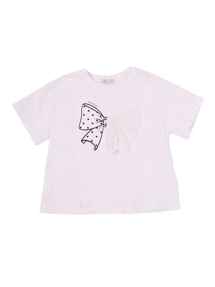Monnalisa OVER TEE FIOCCO JERSEY DI