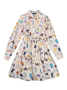 Monnalisa Poplin shirt-dress