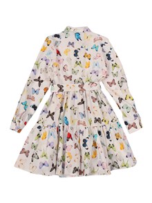 Monnalisa Poplin shirt-dress