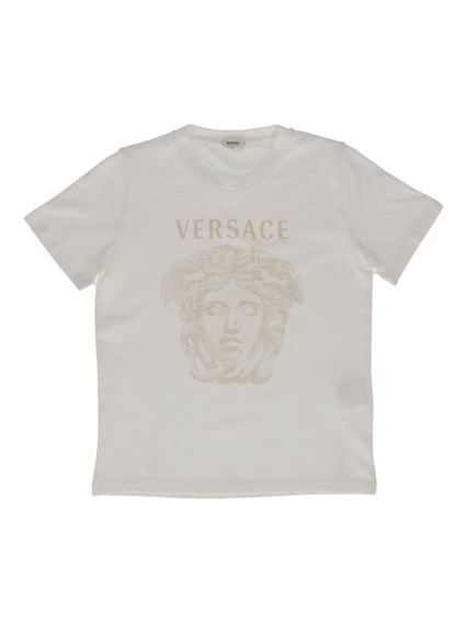 Versace T-SHIRT JERSEY + ST. MEDUSA OUTLINE