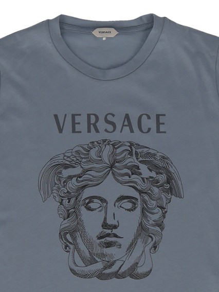 Versace T-SHIRT JERSEY + ST. MEDUSA OUTLINE