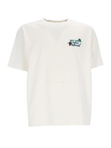 DROLE DE MONSIEUR OFF WHITE Vine Embroidered Slogan T-shirt