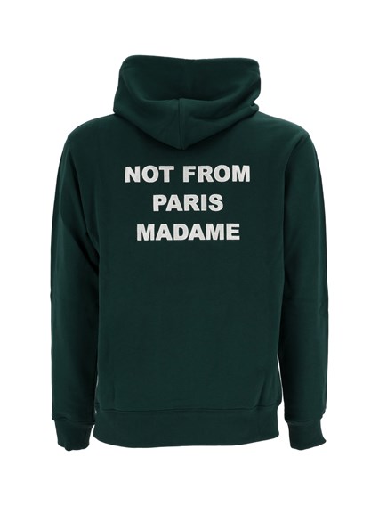 DROLE DE MONSIEUR DARK GREEN Bold Slogan Hoodie