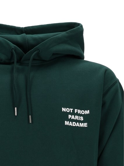 DROLE DE MONSIEUR DARK GREEN Bold Slogan Hoodie
