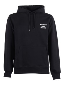 DROLE DE MONSIEUR BLACK Bold Slogan Hoodie