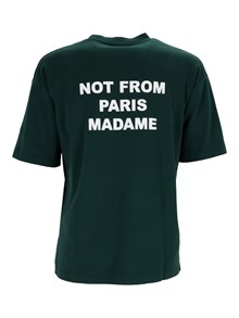 DROLE DE MONSIEUR DARK GREEN Bold Slogan T-shirt