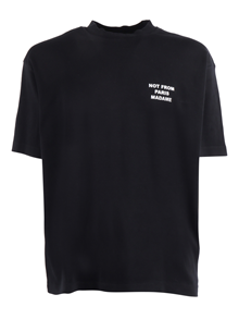 DROLE DE MONSIEUR BLACK Bold Slogan T-shirt