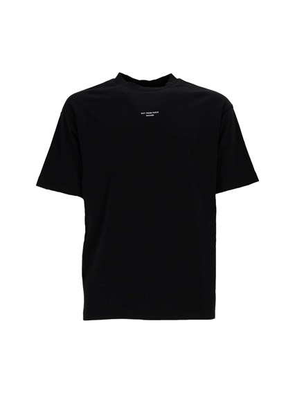 DROLE DE MONSIEUR BLACK Classic Slogan T-shirt