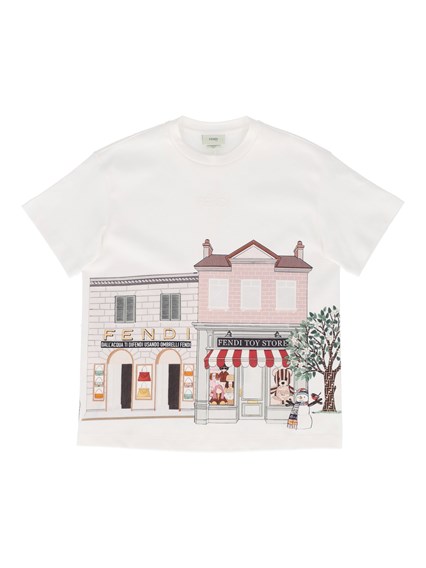 Fendi Jr INTERLOCK T-SHIRT