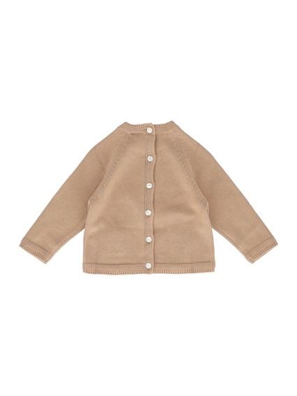 Fendi Jr WOOL BEAR KNIT CREWNECK