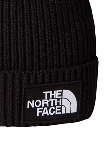 THE NORTH FACE KIDS KIDS TNF LOGO BOX CUFFED BEANIE TNF BLACK