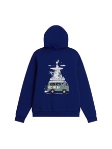 THE NORTH FACE KIDS TEEN B OUTDOOR REGULAR HOODIE - GRAPHIC Bold Blue