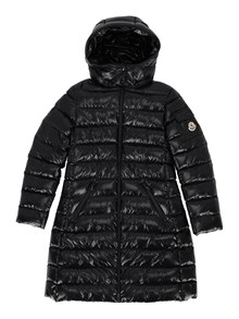 Moncler Enfant BLACK MOKA LONG COAT