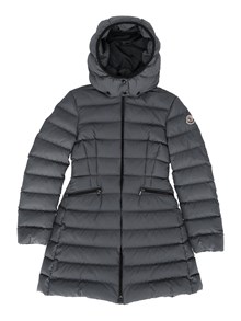 Moncler Enfant DARK GREY CHARPAL LONG COAT
