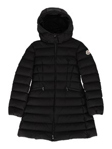 Moncler Enfant BLACK CHARPAL LONG COAT