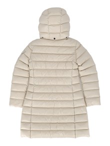 Moncler Enfant NATURAL MOKA LONG COAT