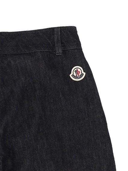 Moncler Enfant BLUE DENIM TROUSERS