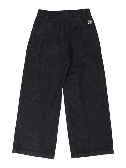Moncler Enfant BLUE DENIM TROUSERS