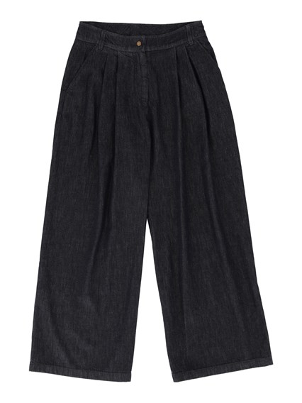 Moncler Enfant BLUE DENIM TROUSERS