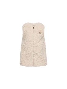 MONCLER ENFANT CREAM DRESS