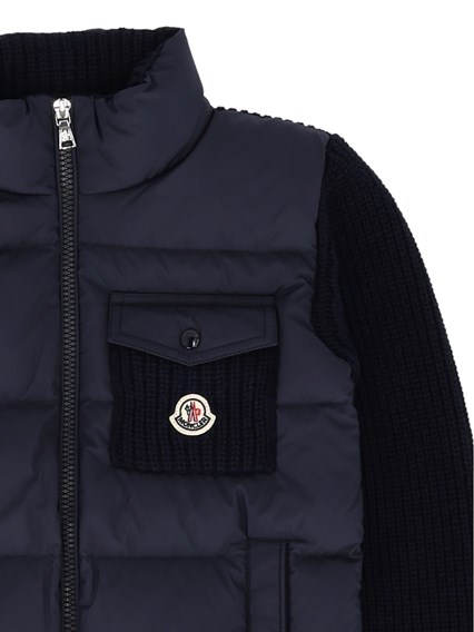 Moncler Enfant DARK BLUE CARDIGAN