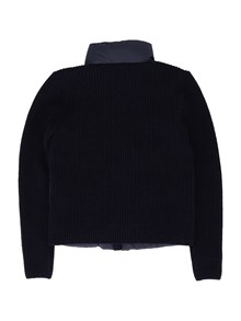 Moncler Enfant DARK BLUE CARDIGAN