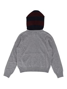 Moncler Enfant MEDIUM GREY CARDIGAN