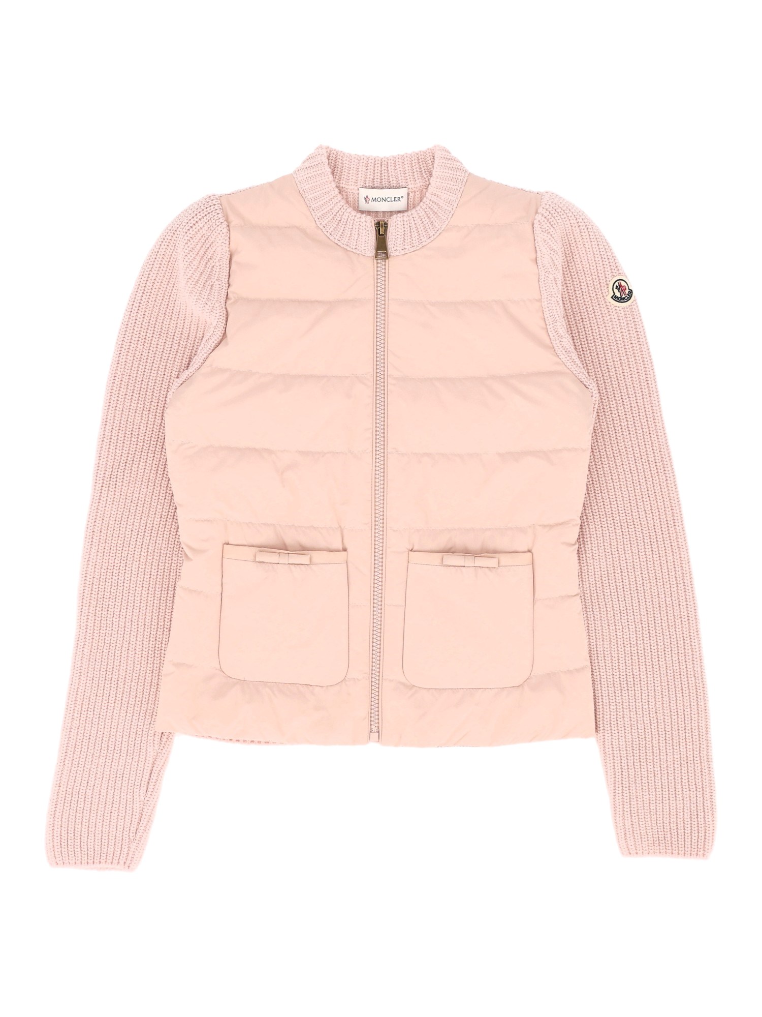 Moncler Enfant Light Pink Cardigan