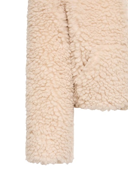 MONCLER ENFANT WHITE ZIP UP CARDIGAN