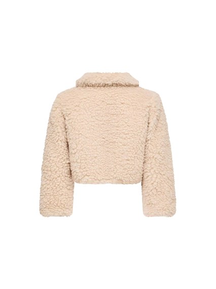 MONCLER ENFANT WHITE ZIP UP CARDIGAN