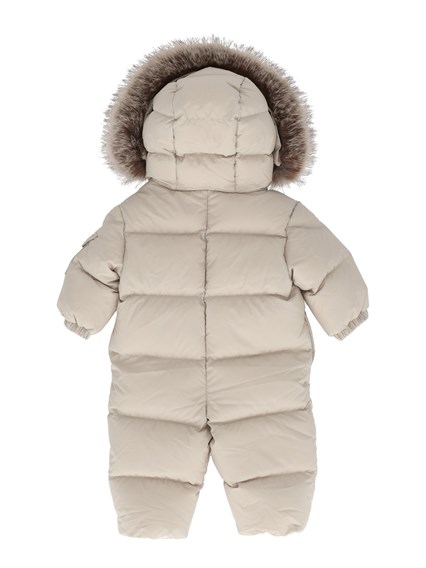 Moncler Baby LIGHT BEIGE YORICK PADDED SNOWSUIT
