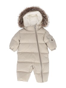 Moncler Baby LIGHT BEIGE YORICK PADDED SNOWSUIT