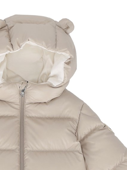 Moncler Baby LIGHT BEIGE ALANIE PADDED SNOWSUIT