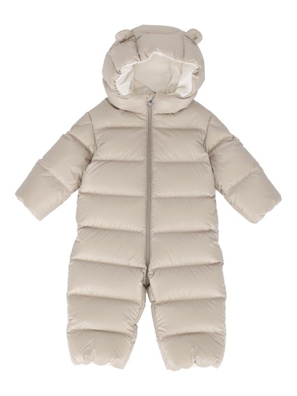 Moncler Baby LIGHT BEIGE ALANIE PADDED SNOWSUIT
