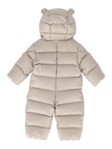 Moncler Baby LIGHT BEIGE ALANIE PADDED SNOWSUIT