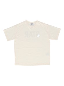 Golden Goose STAR UNISEX OVER T-SHIRT LIGHT COTTON JERSEY WITH PRINT