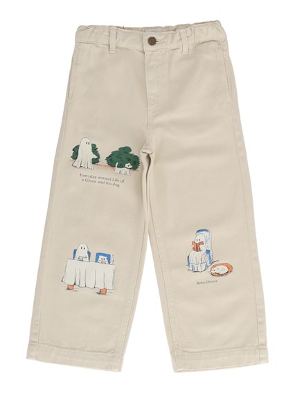 Bobo Choses Everyday Ghosts twill pants