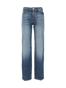 7 FOR ALL MANKIND CALIE STRAIGHT Blue Core With Shadow Pockets