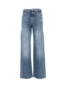 7 FOR ALL MANKIND STOVEPIPE STRAIGHT Avenue With Side Studs