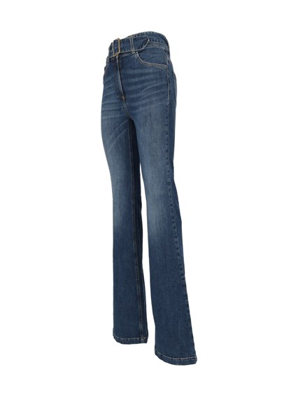 ELISABETTA FRANCHI PANTALONE MOD. JEANS CON CINTURA