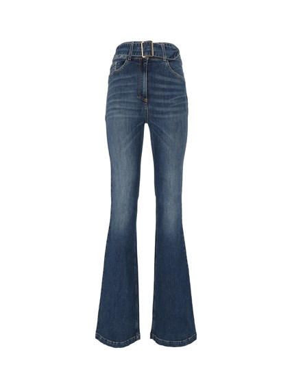 ELISABETTA FRANCHI PANTALONE MOD. JEANS CON CINTURA