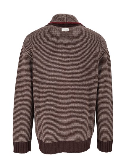 FAY CARDIGAN JACQUARD DESERT CODE ARC