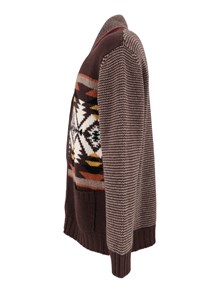 FAY CARDIGAN JACQUARD DESERT CODE ARC