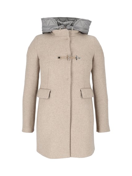 FAY TOGGLE COAT DB FRONT NYLON