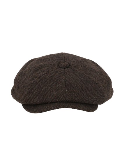 BARBOUR FYNE TWEED BAKER BOY CAP