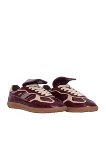 ALOHAS Tb.490 Club Patent Deep Burgundy Leather Sneakers heel height 2 cm