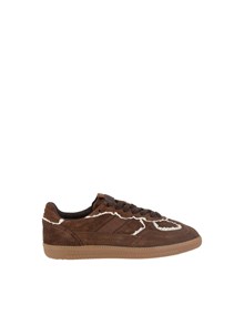 ALOHAS Tb.490 Crochet Chocolate Leather Sneakers heel height 2 cm