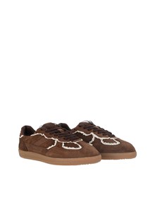 ALOHAS Tb.490 Crochet Chocolate Leather Sneakers heel height 2 cm